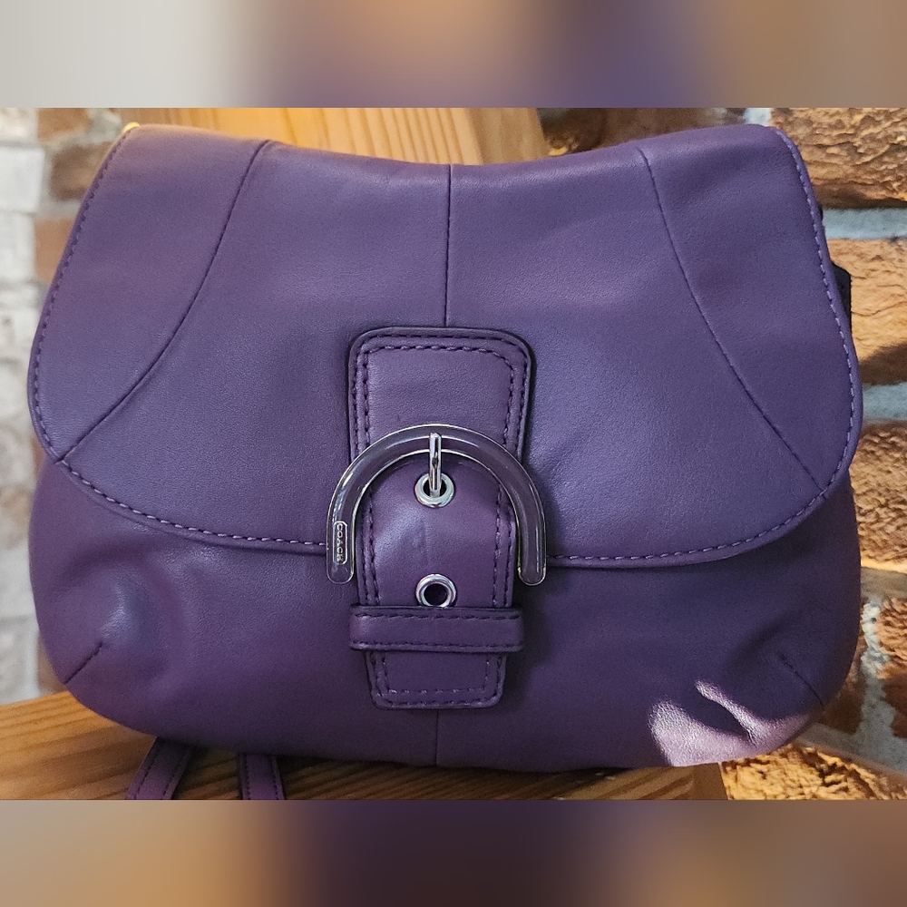 Coach Pleated Soho Buckle Crossbody